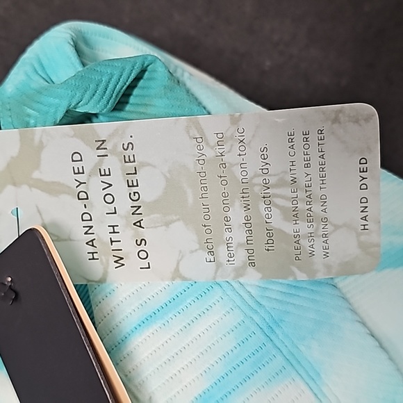 NUX Hand Dyed Leggings High Rise New - Picture 4 of 4